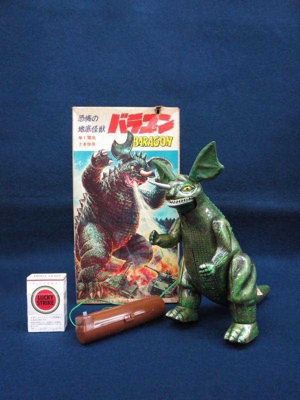 稀少品 恐怖の地底怪獣バラゴン ブリキ おもちゃ 1960年代